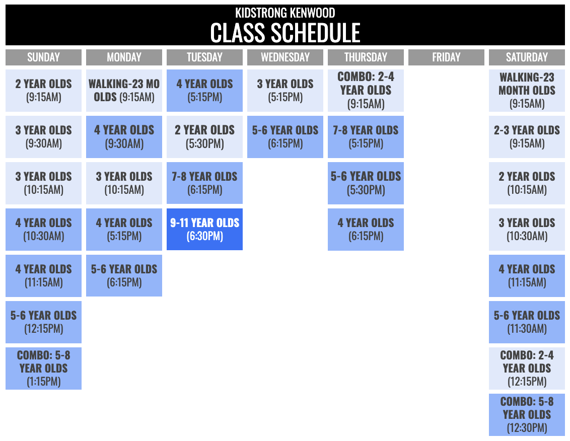 Schedule