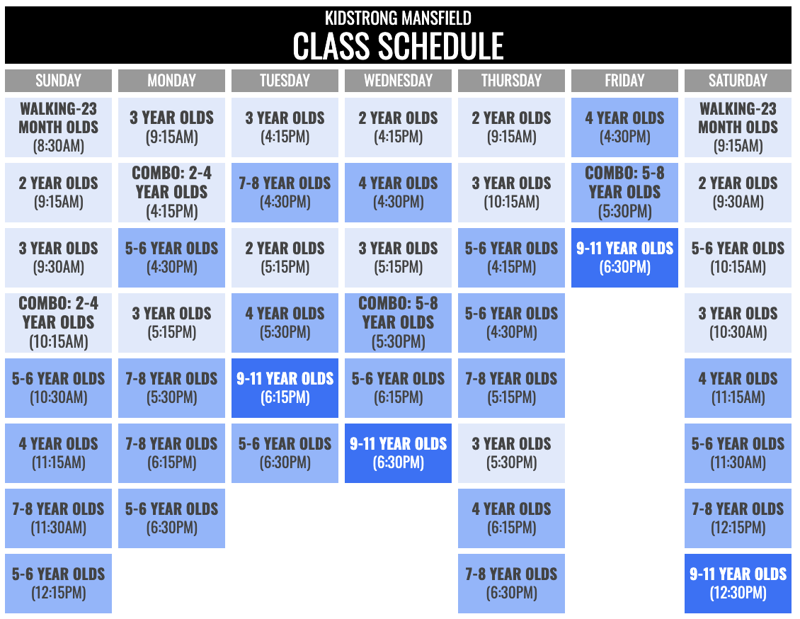 Schedule