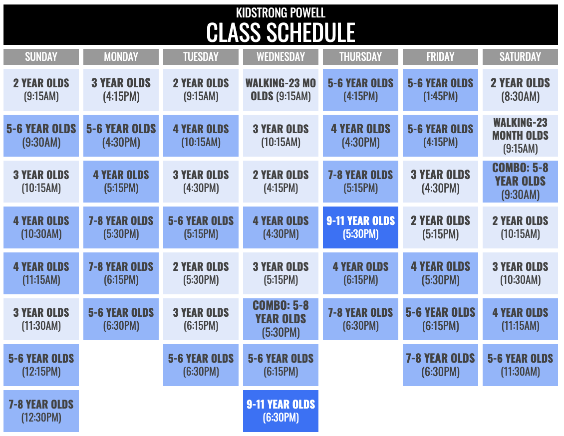 Schedule