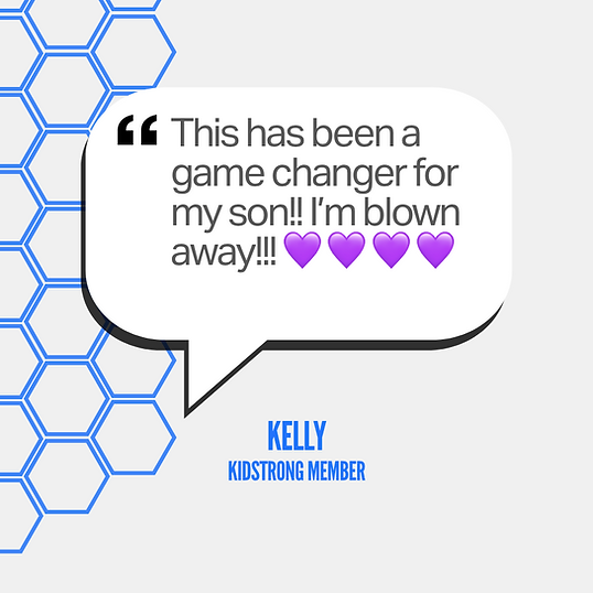 Testimonial from KidStrong parent Kelly